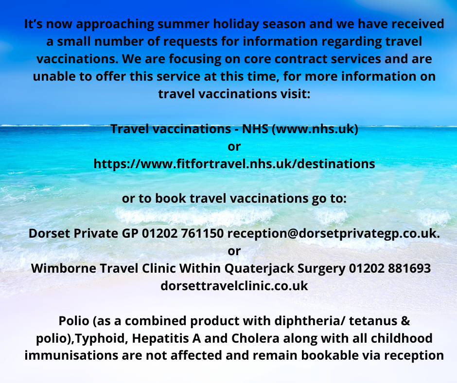 Travel Vaccines